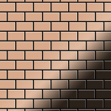 Metal Mosaic Tile Copper mill copper 1.6mm House-CM