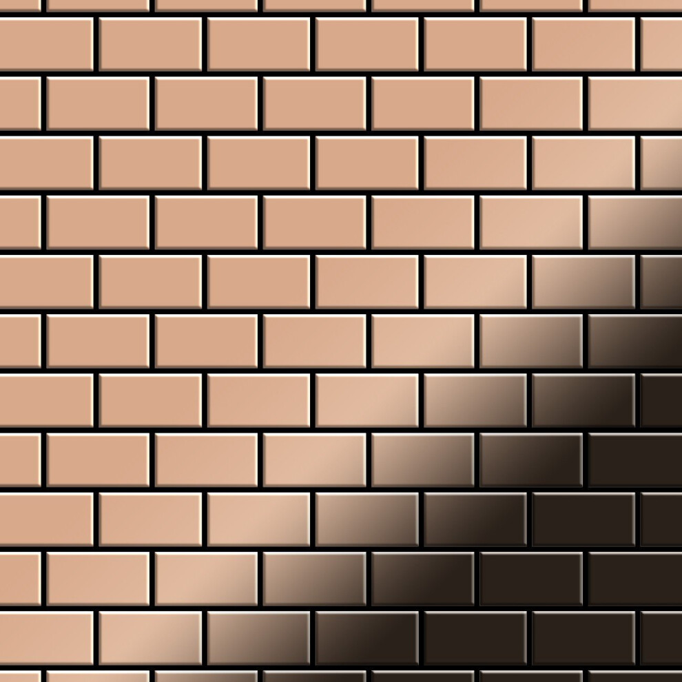 Metal Mosaic Tile Copper Mill Copper 1.6Mm House-Cm 4250691728332