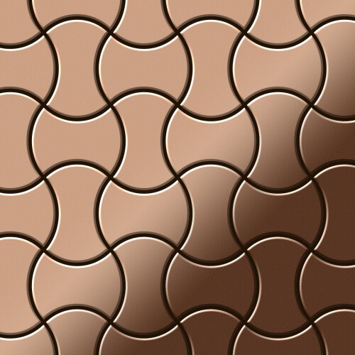 Metal Mosaic Tile Copper mill copper 1.6mm Infinit-CM