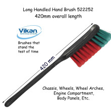Vikan 522252 Long Handled Car Brush 420mm Wheels Wheel Arches Bodywork