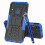 (Blue) For Huawei Y6 2019 Armor Rugged Shockproof Case 6