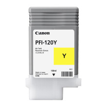 CANON PFI-120Y inktcartridge - Geel - 130 ml - Voor imagePROGRAF TM-200, TM-205, TM-300, TM-305