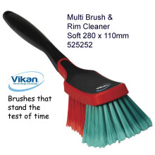 Vikan 525252 Multi Brush, Quality, Car Alloys Wheels Bodywork Washing Sweeping