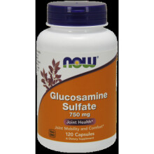 NOW Foods, Glucosamine Sulfate, 750 mg, 120 Veggelatine Kapsules