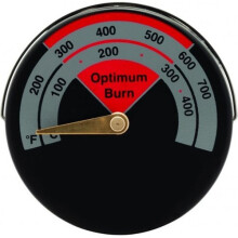 Kabalo Stove Temperature Gauge Thermometer Flue Pipe Magnetic Coal Woodburner Cooking Accessory