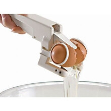 Kabalo 2-in-1 Handheld Egg Cracker & Yolk/White Separator - Easy Egg Prep Gadget B-XKW024