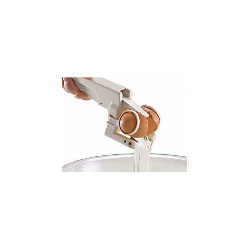 Kabalo 2-in-1 Handheld Egg Cracker & Yolk/White Separator - Easy Egg Prep Gadget B-XKW024