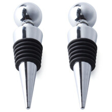 Kabalo Heavy Duty Chrome Bar Bottle Stopper Drink Sealer For Champagne, Wine, Beer & Spirits x 2
