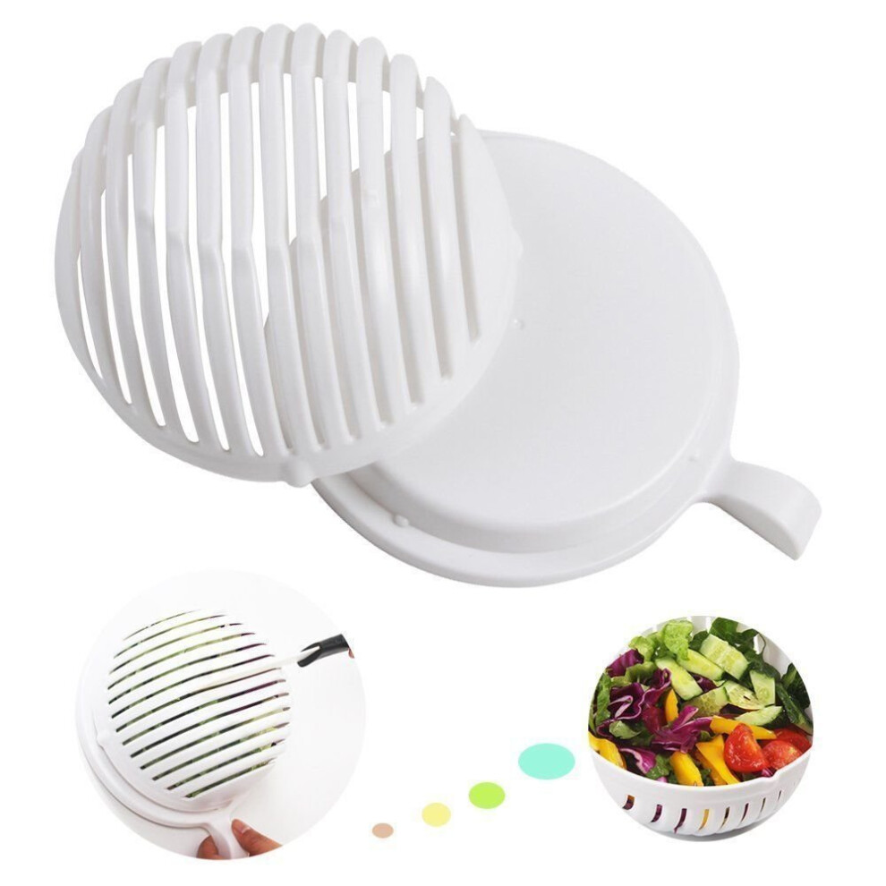 Kabalo Salad Cutter Bowl Fruit & Vegetable Washer Slicer Meal Preparation 60 Seconds Server