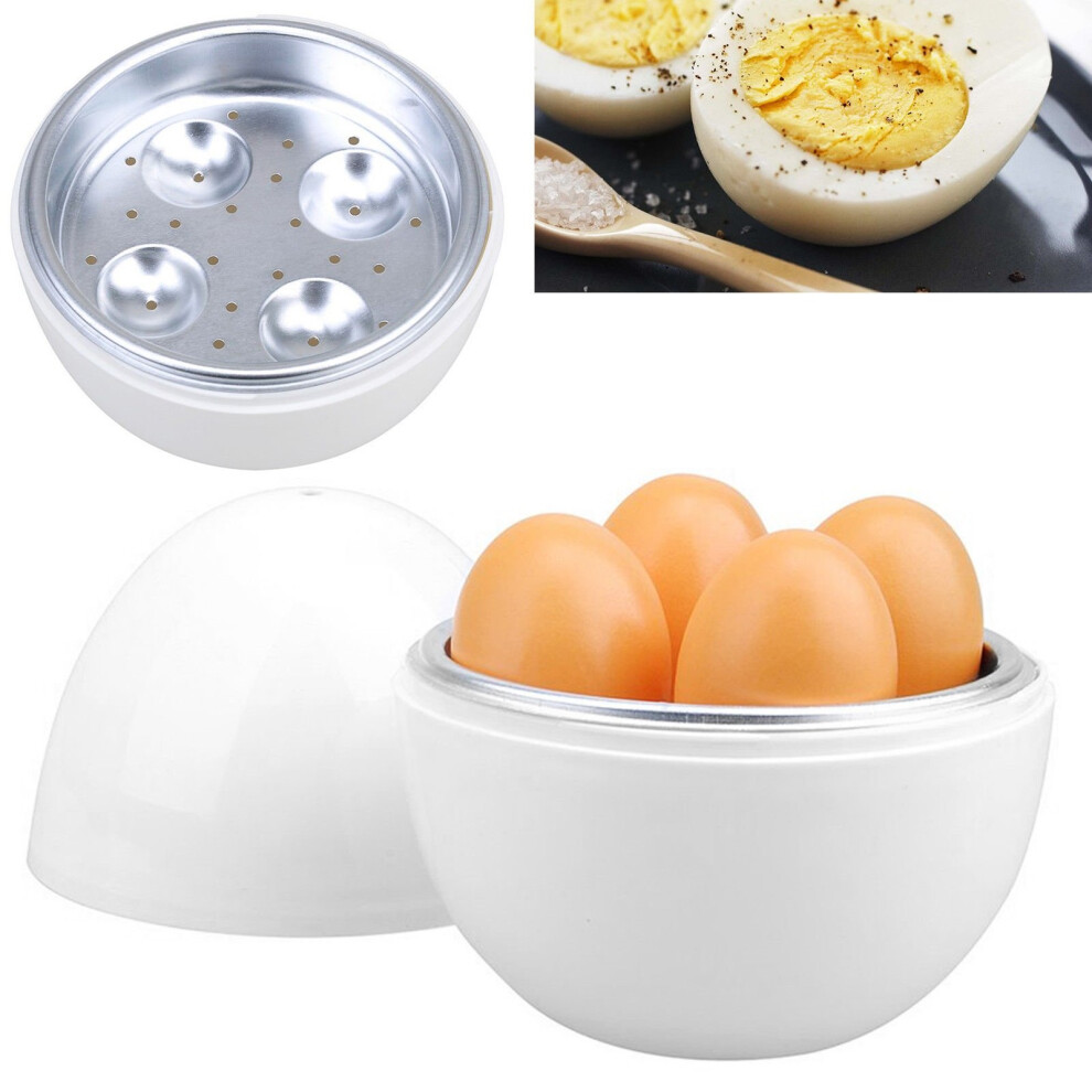 Kabalo Microwave Egg Boiler Poacher Breakfast Maker Kitchen Accessory Tool