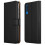(Black) For Galaxy A50 Leather Wallet Magnetic Case Cover 6