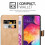 (Black) For Galaxy A50 Leather Wallet Magnetic Case Cover 4
