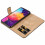 (Black) For Galaxy A50 Leather Wallet Magnetic Case Cover 8