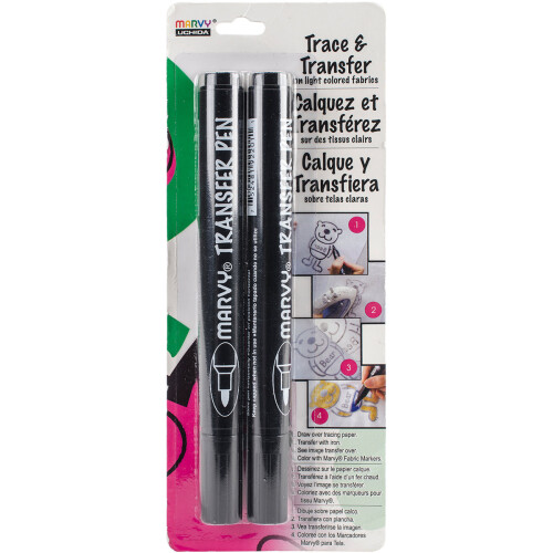 Penna Transfer Black Marvy 2/Pacco
