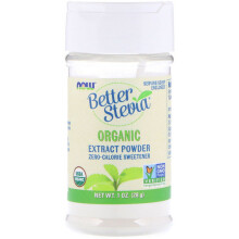 NOW Foods, Better Stevia, Extracto Orgánico en Polvo, 1 oz (28 g)