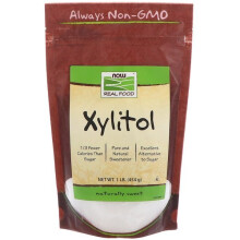 NOW Foods, Alimentos reales, Xilitol, 1 libra (454 g)