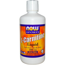 NOW Foods, Sport, Flytande L-Carnitin, Citron, 32 fl oz (946 ml)