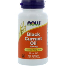 NOW Foods, Huile de Cassis, 500 mg, 100 Gélules