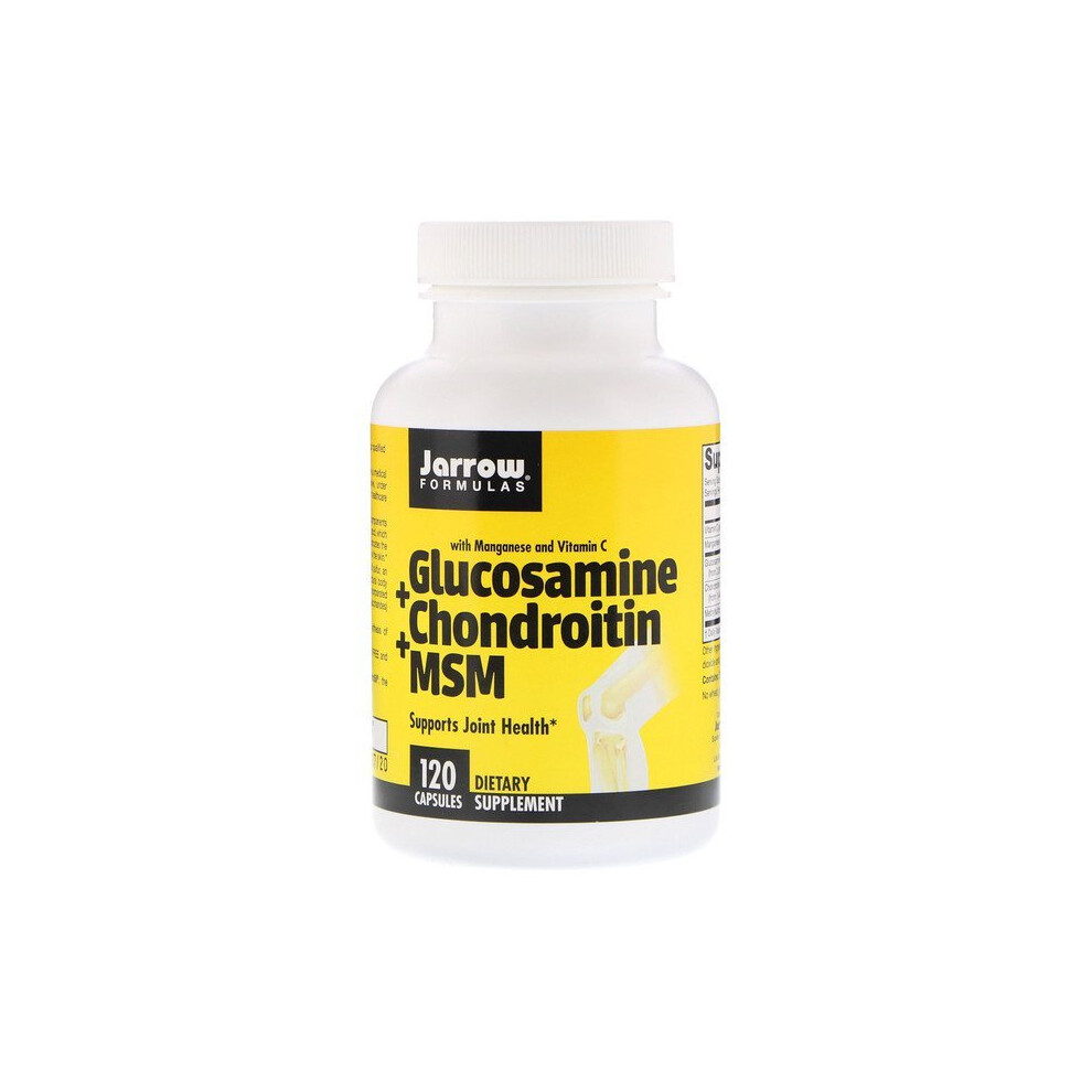 Jarrow Formulas , Glucosamine + Chondroitin + Msm, 120 Capsules