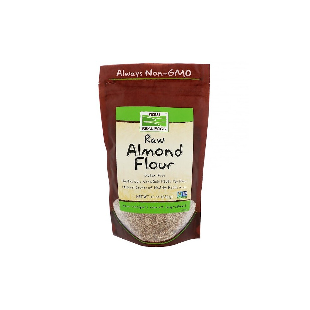 Now Foods, Real Food, Raw Almond Flour, 10 oz (284 g)