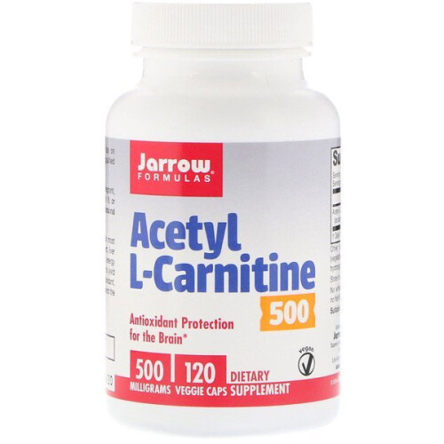 Jarrow Formulas, Βεγέτα Acetyl L-Carnitine, 500 mg, 120 Βεγέτα Κψήλες