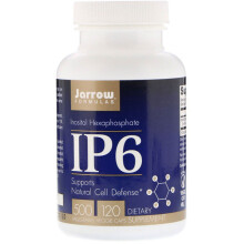 Jarrow Formulas IP6 Inositol Hexaphosphate 500 mg, 120 Veggie Caps - Immune Support & Natural Cell Defense - JRW-20011