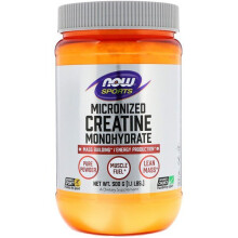 NOW Foods, Sport, Creatină Monohidratată Micronizată, 1.1 lbs (500 g)
