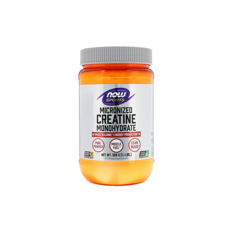 Now Foods , Sports, Micronized Creatine Monohydrate, 1.1 Lbs (500 G)