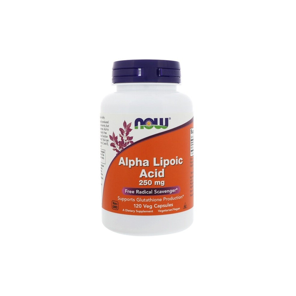 Now Foods, Alpha Lipoic Acid, 250 mg, 120 Veg Capsules