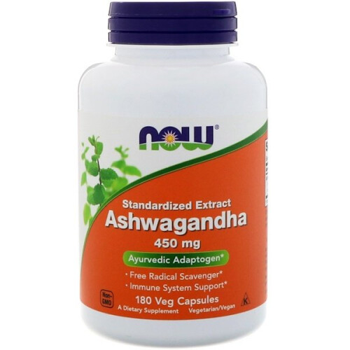 NOW Foods Ashwagandha Extract 450 mg 180 Gemüsekapseln Now Foods