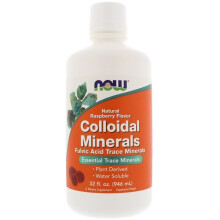 NOW Foods, Colloidal Minerals, Raspberry, 32 fl oz (946 ml)