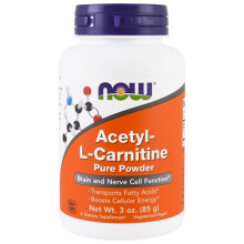 NOW Foods, Pudra de Acetyl-L-Carnitine Pură, 3 oz (85 g)