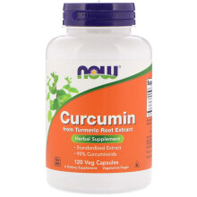 NOW Foods, Turmeric Curcumin, 120 Veg Capsulor (665 mg per Capsul)