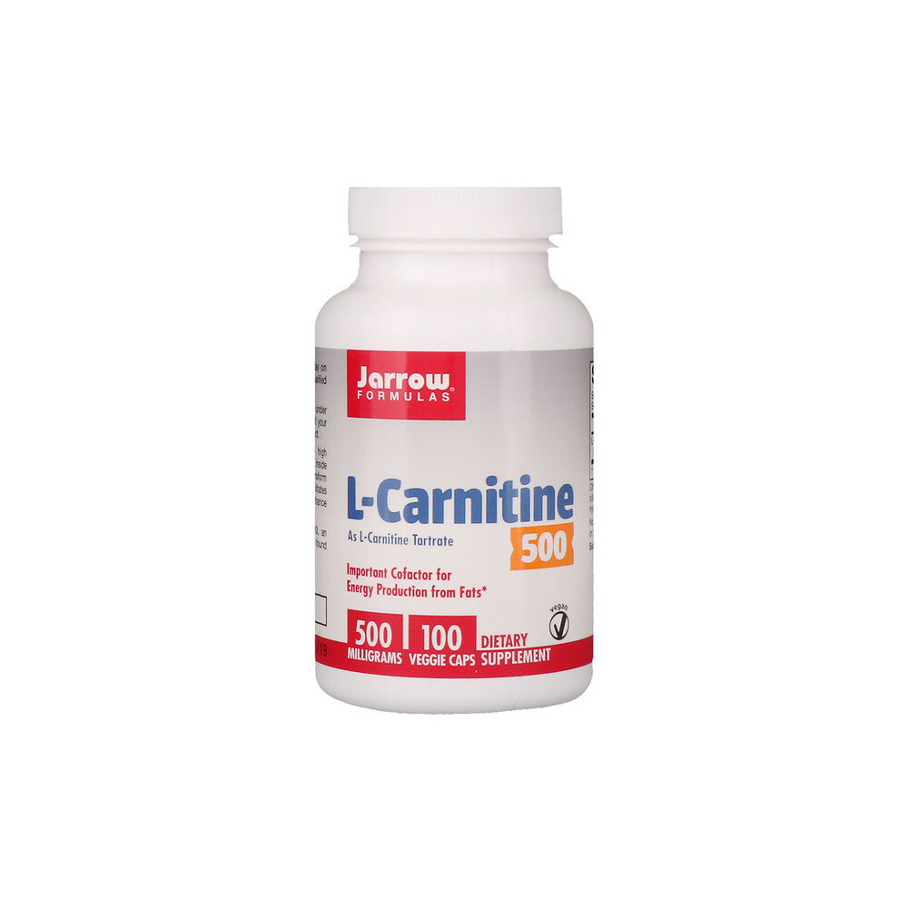 Jarrow Formulas , L-Carnitine 500, 500 Mg, 100 Veggie Caps