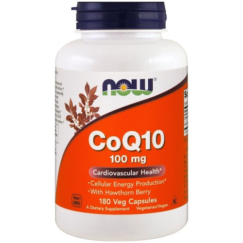 NOW Foods Maintenant coq10 100 mg 180 Veg Capsules