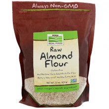 NOW Foods, Alimenti Reali, Farina di Mandorla Cruda, 22 oz (624 g)