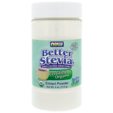 NOW Foods, Better Stevia, Polvo de Extracto Orgánico, 4 oz (113 g)