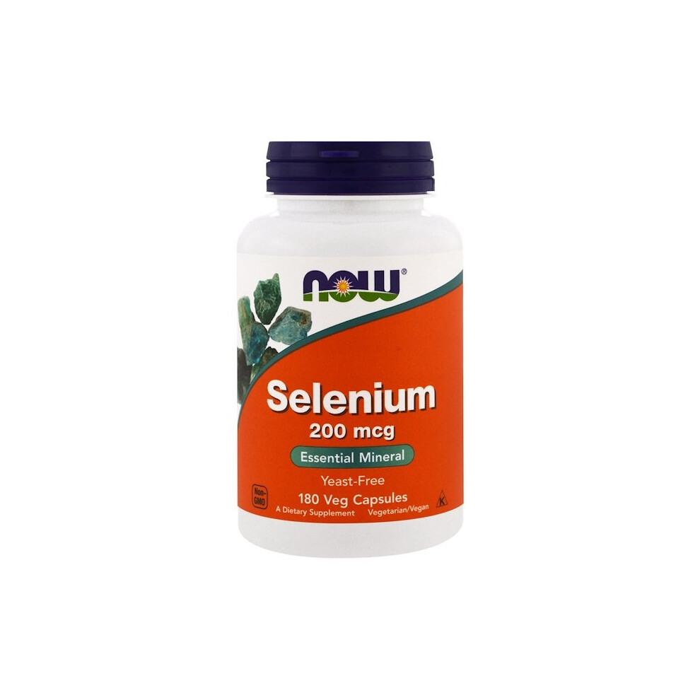 Now Foods, Selenium, 200 mcg, 180 Veggie Caps