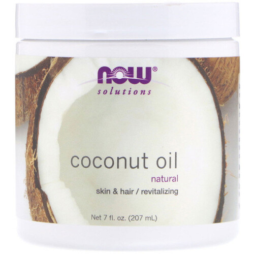 NOW Foods Soluții, Ulei de Coco, Natural, 7 fl oz (207 ml)