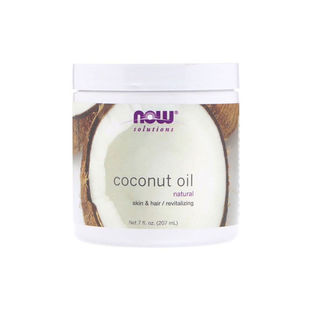 Now Foods, Solutions, Coconut Oil, 7 fl oz (207 ml)