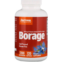 Jarrow Formulas, Borage, GLA-240, 1200 mg, 120 Softgels