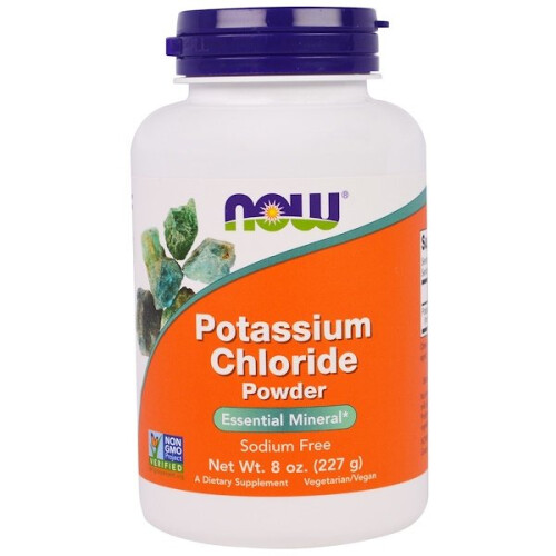 NOW Foods Now Foods, Potassium Chloride Powder, 8 oz (227 g)