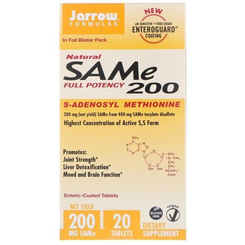 SAMe 200 200 mg 20 Tabletas