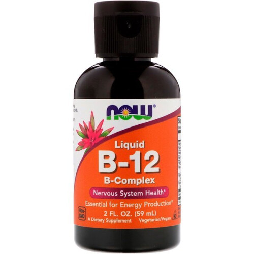 NOW Foods NOW Foods, Lichid B-12, B-Complex, 2 fl oz (59 ml)