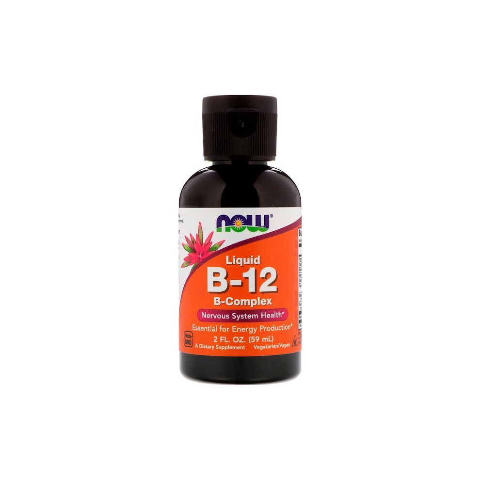 Now Foods, Liquid B-12, B-Complex, 2 fl oz (59 ml)