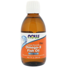 Now Foods, Omega-3 Fish Oil, Lemon Flavored, 7 fl oz (200 ml)