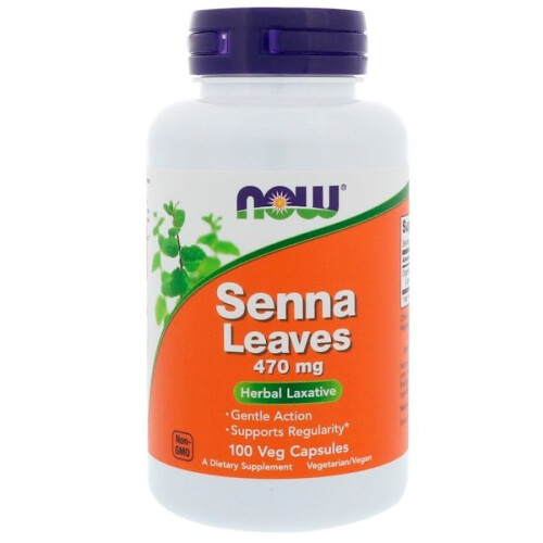 NOW Foods ΝΑΟΥ Φαγητά, Φύλλα Σέννα, 470 mg, 100 Βεγ Κάψουλας