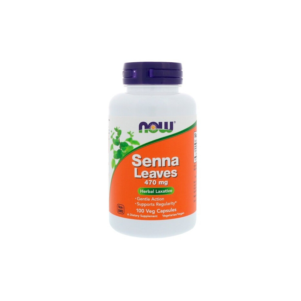 Now Foods , Senna Leaves, 470 Mg, 100 Veg Capsules