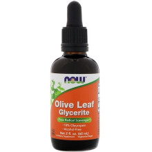 NOW Foods, Olive Leaf Glycerite, Alcohol Free, 2 fl oz (59 ml)