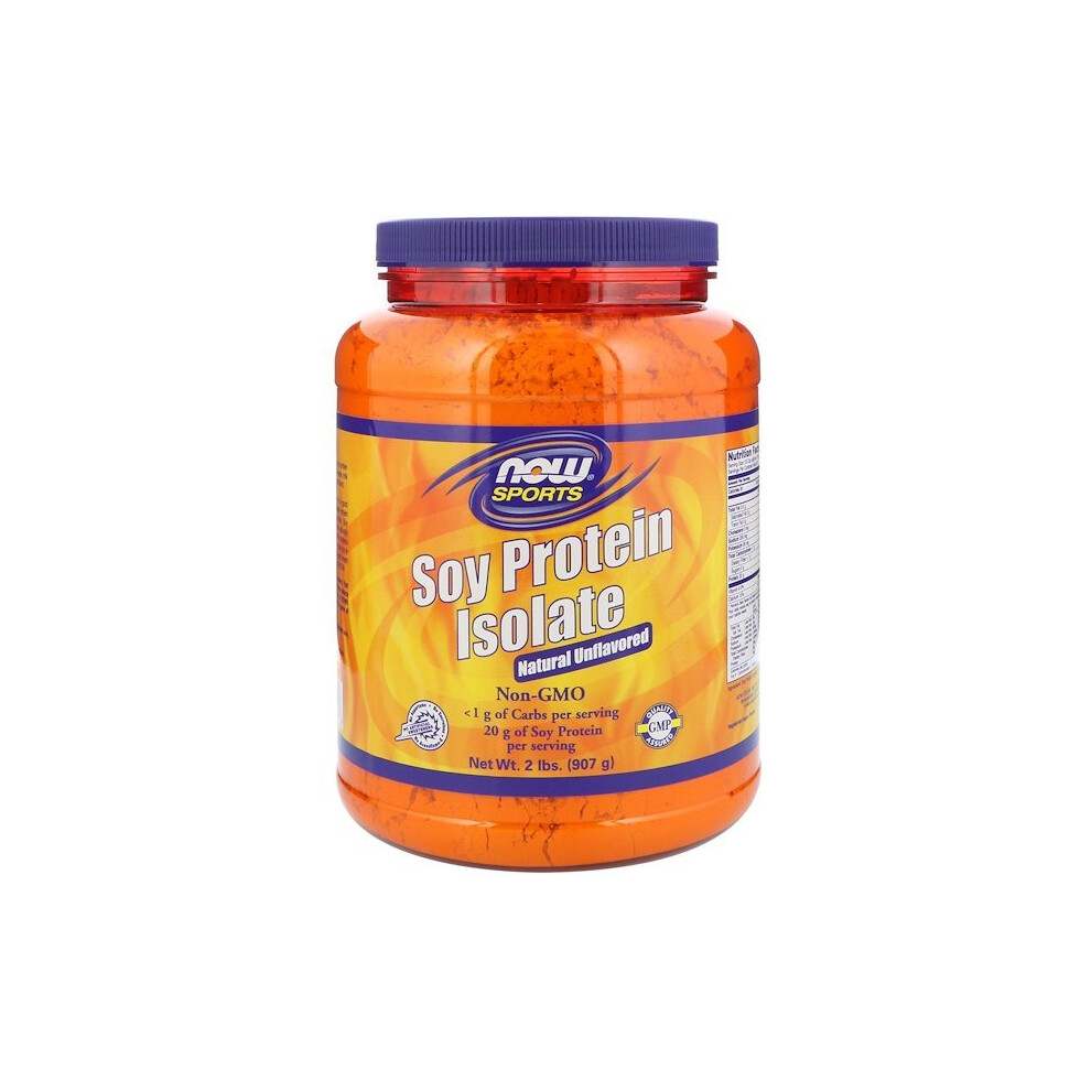 Now Foods, Sports, Soy Protein Isolate, Natural Unflavored, 2 lbs (907 g)